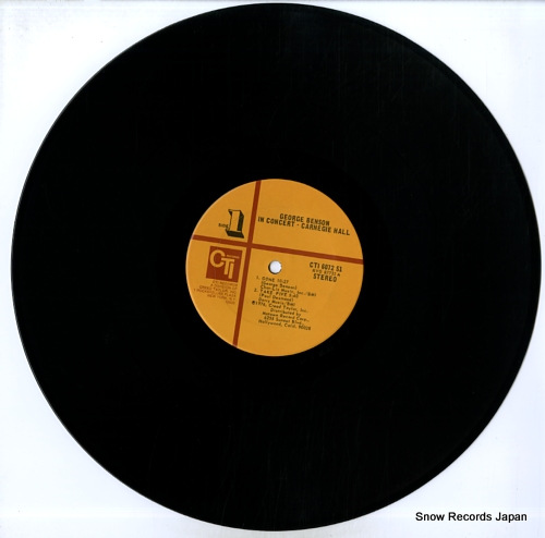 BENSON, GEORGE in concerto / carnegie hall CTI6072S1
