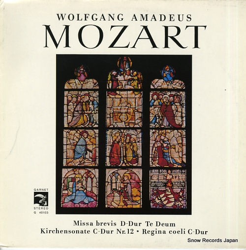 GUNTHER, HUBERT mozart; missa brevis d-dur te deum G40103