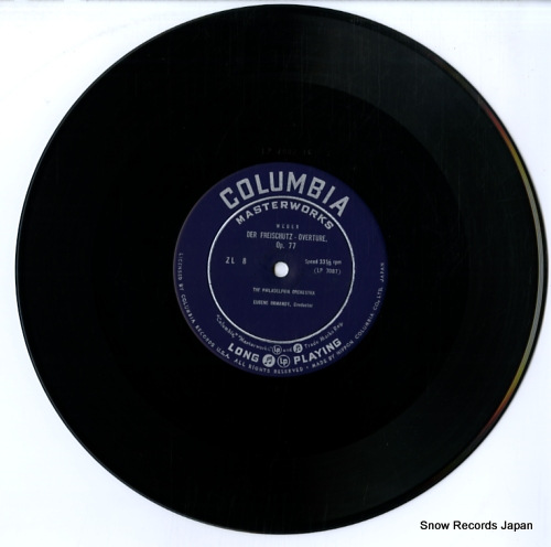 ORMANDY, EUGENE weber; der freischutz overture op.72 ZL-8