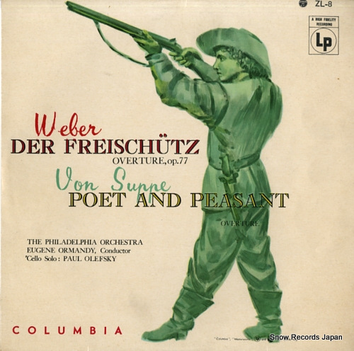 ORMANDY, EUGENE weber; der freischutz overture op.72 ZL-8