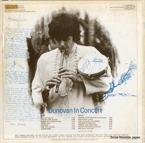 DONOVAN donovan in concert BN26386