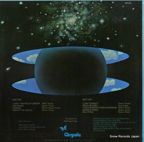 TROWER, ROBIN twice removed from yesterday CHR1039