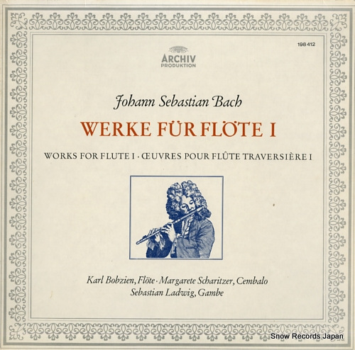 BOBZIEN, KARL bach; werke fur flote i 198412