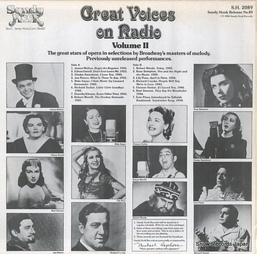 V/A great voices opn radio volume ii S.H.2089