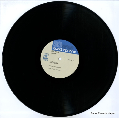 BOULEZ, PIERRE varese; ameriques / arcana / ionisation 25AC362