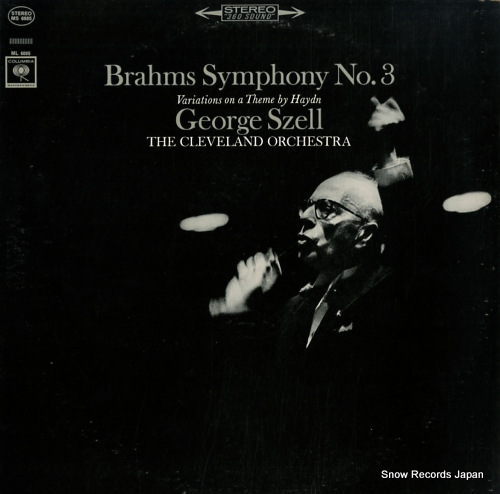 SZELL, GEORGE brahms; symphony no.3 MS6685