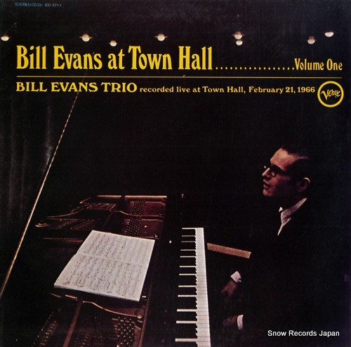 EVANS, BILL bill evans at town hall volume one 831271-1