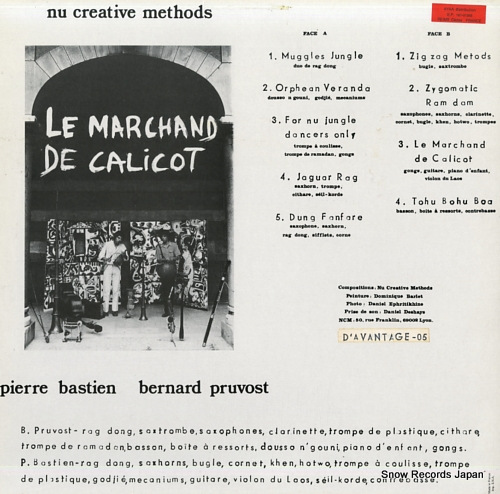 NU CREATIVE METHODS le marchand de calicot NCM100