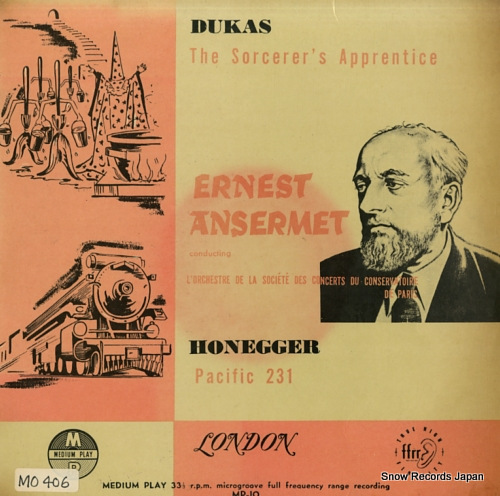ANSERMET, ERNEST dukas; the sorcerer's apprentice MP-10