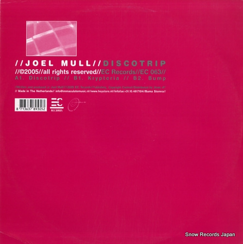 MULL, JOEL discotrip EC063 - back cover