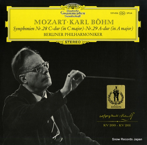 BOHM, KARL mozart; symphonien nr.28 & 29 139406