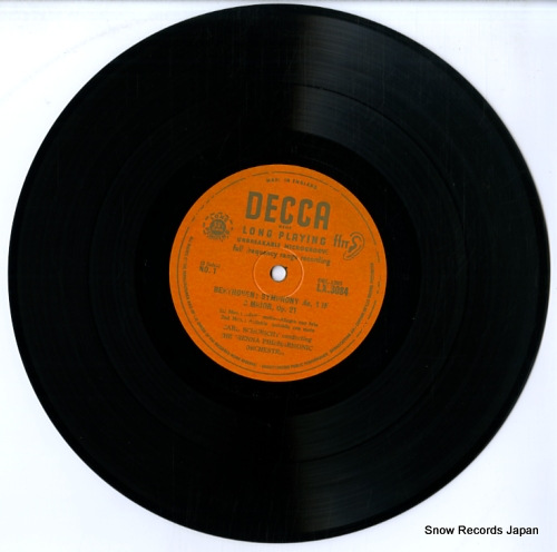 SCHURICHT, CARL beethoven; symphony no.1 in c major LX3084