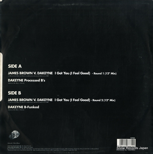 BROWN, JAMES V. DAKEYNE i got you (i feel good) the remixes 12FBI9