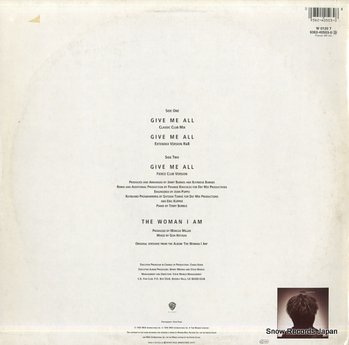 KHAN, CHAKA give me all / the woman i am W0120T