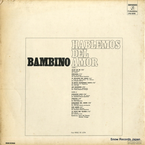 BAMBINO hablemos del amor CPS9266