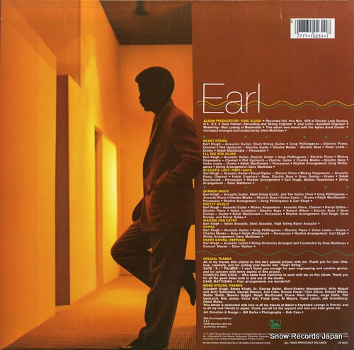 KLUGH, EARL heart string LN-10231