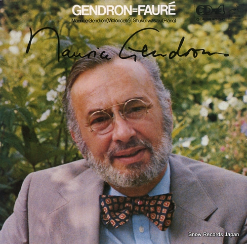 GENDRON, MAURICE gendron faure CD4K-7519