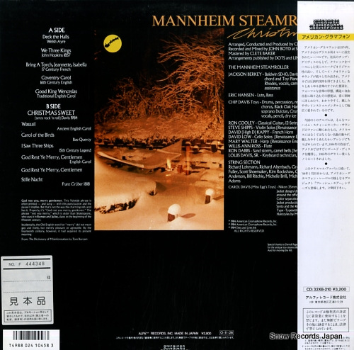 MANNHEIM STEAMROLLER christmas ALI-28078
