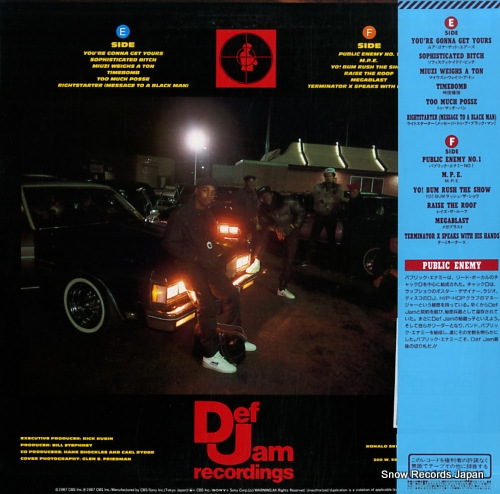 PUBLIC ENEMY yo! bum rush the show 28AP3308