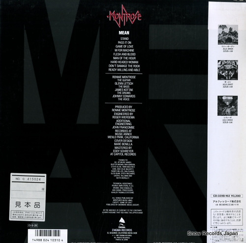 MONTROSE mean ALI-28043