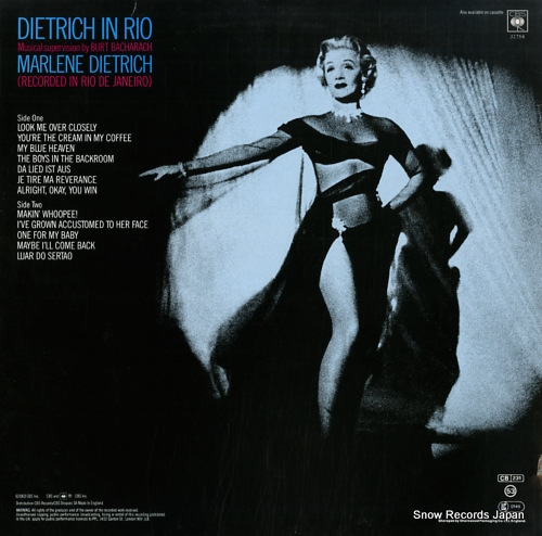 ޥ졼͡ǥȥå dietrich in rio CBS32754