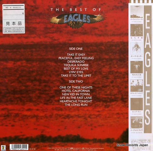 EAGLES the best of eagles P-13600