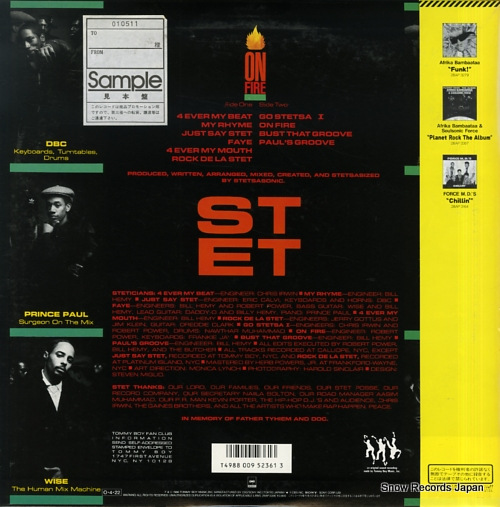 STETSASONIC on fire 28AP3306