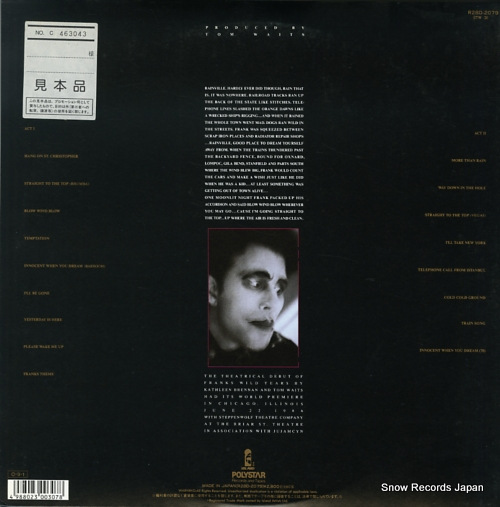 WAITS, TOM franks wild years R28D-2079