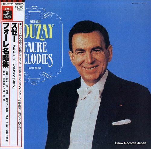 SOUZAY, GERARD faure; melodies EAC-60223