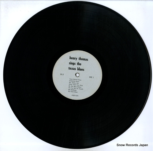 THOMAS, HENRY sings the texas blues 1927-28 OJL-3