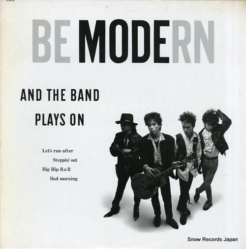 BE MODERN and the band plays on 15.3H-326 - front cover