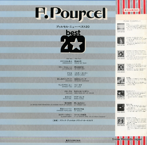 POURCEL, FRANCK best 20 EOS-90023 - back cover