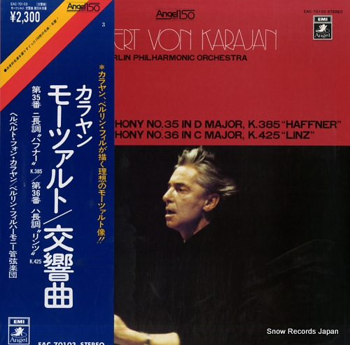 KARAJAN, HERBERT VON mozart; symphony no.35 