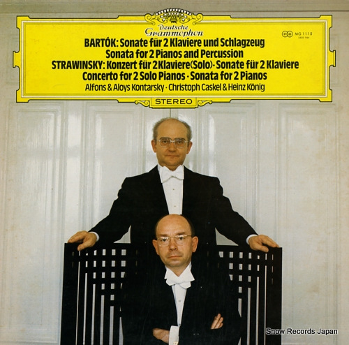 V/A bartok; sonata for two pianos and percussion MG1115