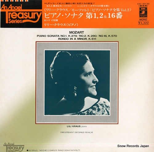 KRAUS, LILI mozart; piano sonata no.1 k.279 EAC-30133