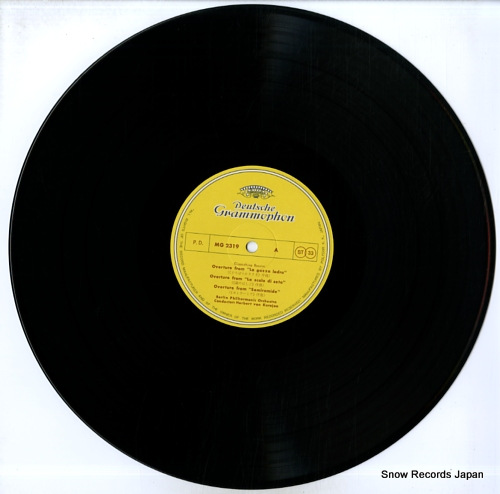 KARAJAN, HERBERT VON rossini; overtures MG2319