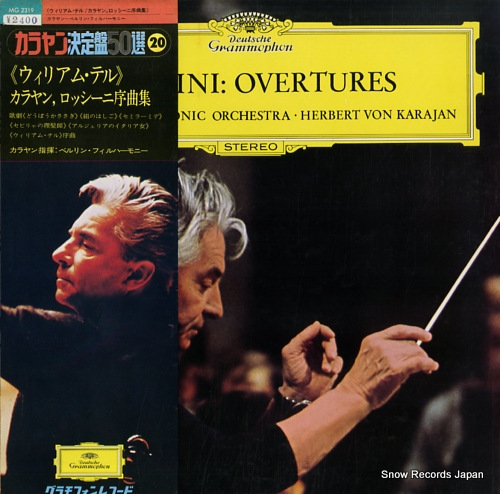 KARAJAN, HERBERT VON rossini; overtures MG2319