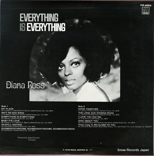 ROSS, DIANA everything is everything VIP-6006