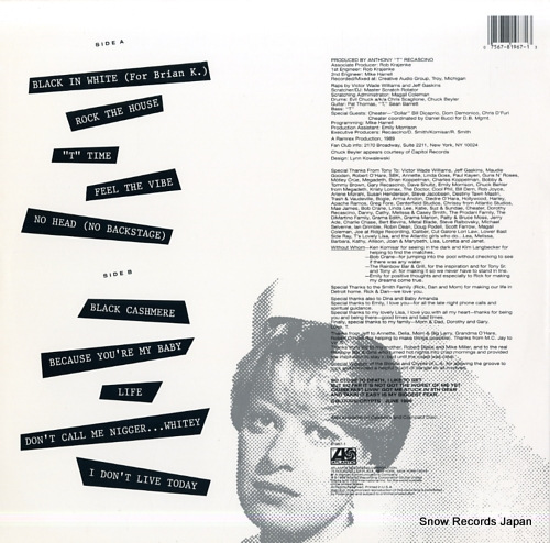BLACK AND WHITE don't know yet 81967-1