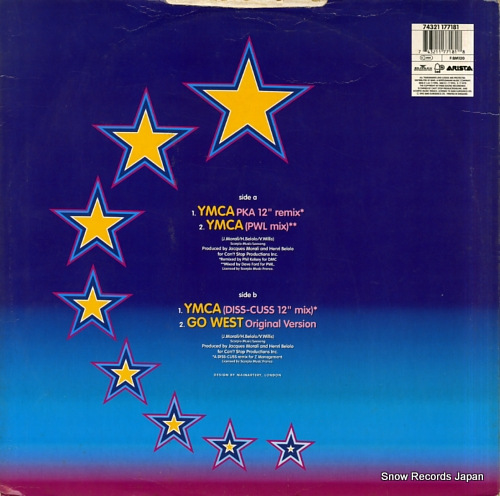 VILLAGE PEOPLE ymca new 1993 remix 74321177181