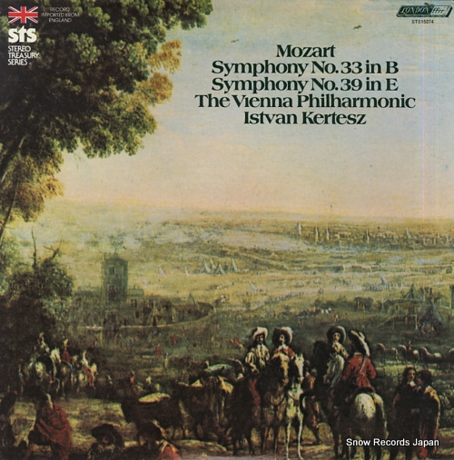 KERTESZ, ISTVAN mozart; symphony no.33 & 39 STS15274