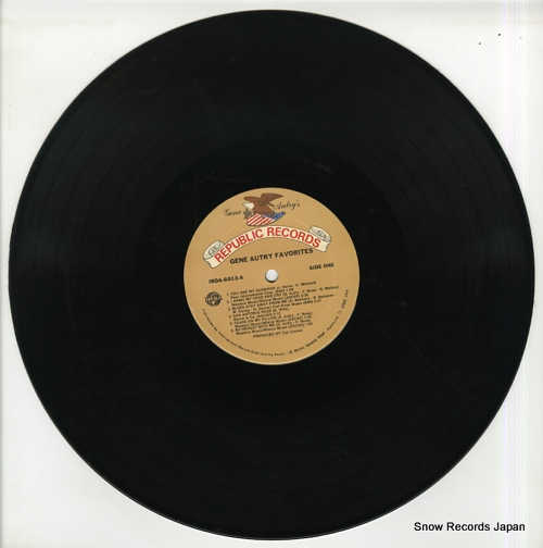 AUTRY, GENE favorites IRDA-R-6013
