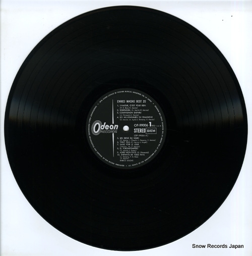 MACIAS, ENRICO best 20 OP-99006 - disc