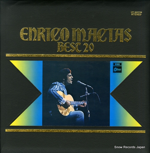 MACIAS, ENRICO best 20 OP-99006 - front cover