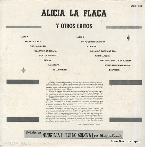 V/A alicia la flaca y otros exitos LPCZ12-02