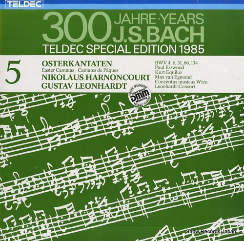 HARNONCOURT, NIKOLAUS bach; osterkantaten 6.48235