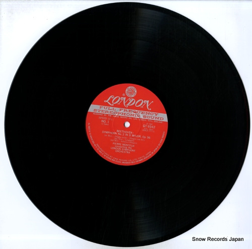 MONTEUX, PIERRE beethoven; symphony no.2 in d major GT9342