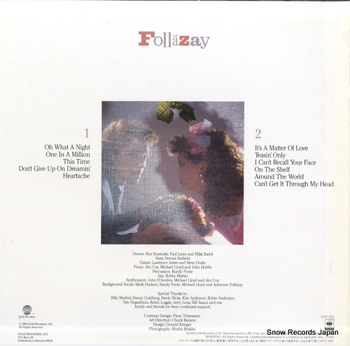 FOLLAZAY one in a million 28AP2954