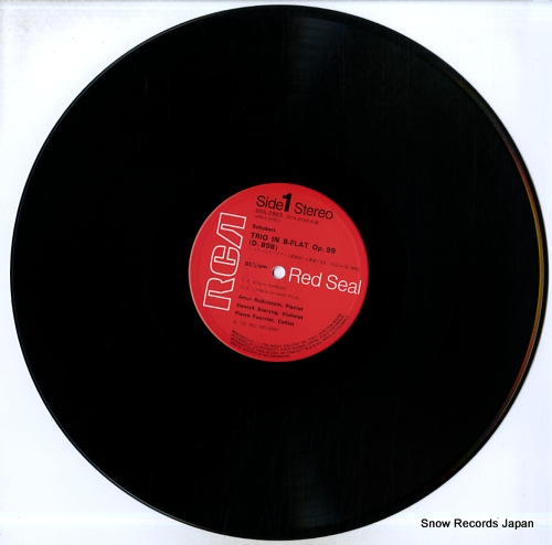 RUBINSTEIN, ARTUR shubert; the two piano trios-in b flat, in e flat SRA-2983-84