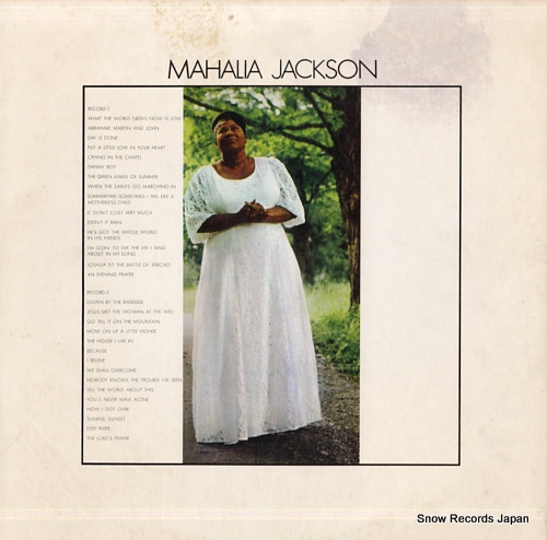 JACKSON, MAHALIA mahalia jackson 40AP491-2 - back cover